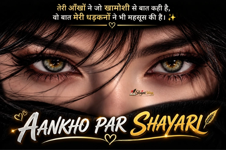 Aankho Par Shayari