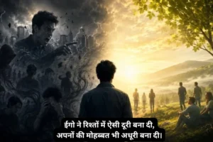 Ego Rishte Ghamand Shayari