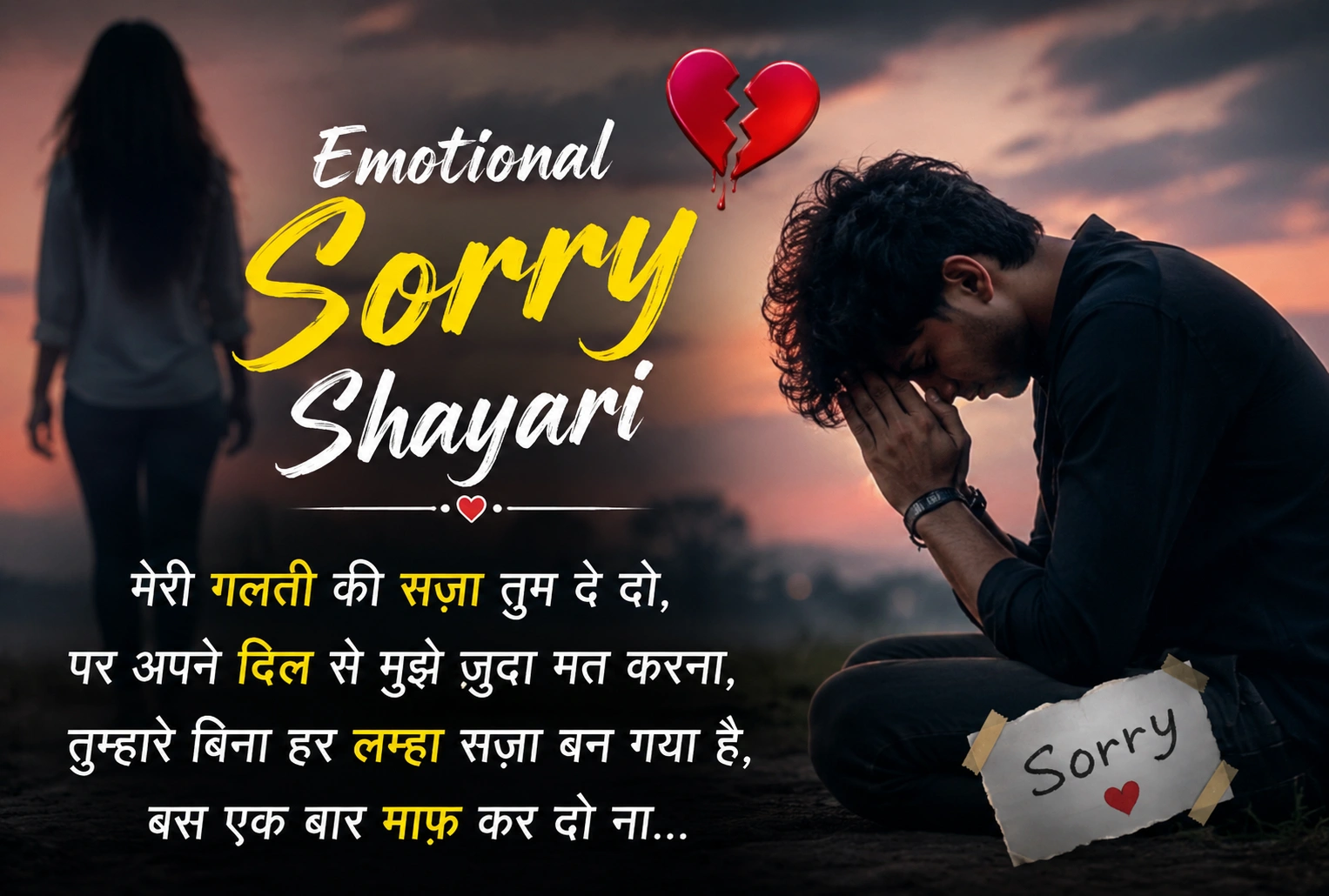 Emotional Sorry Shayari