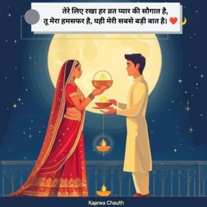 Husband Wife Romantic Karwa Chauth Shayari