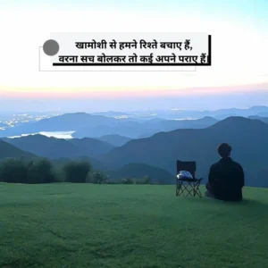 Khamoshi Shayari in Hindi