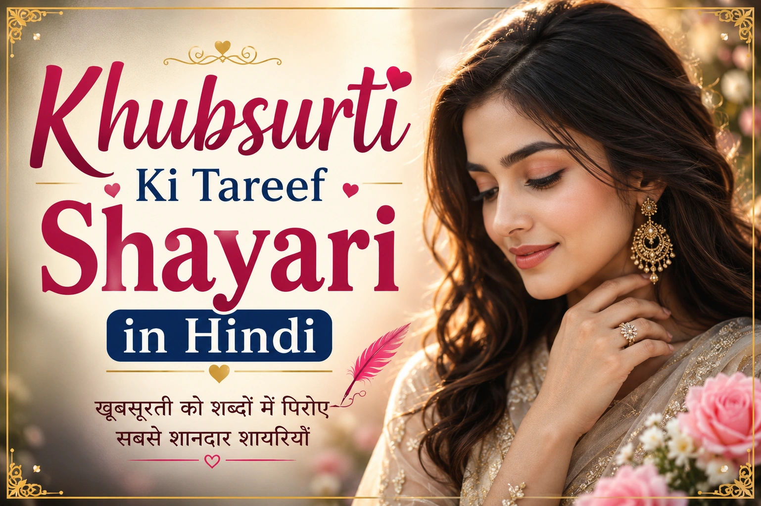 Khubsurti Ki Tareef Shayari in Hindi