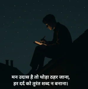 डिप्रेशन मन उदास उदासी अकेलापन शायरी