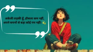 Single Life Shayari for Girl